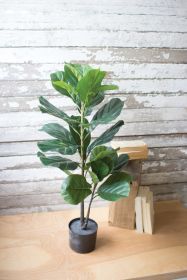 ARTIFICIAL POTTED FIDDLE LEAF FIG