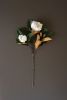 ARTIFICIAL MAGNOLIA FLOWERS WITH LEAVES SPRAY