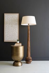 TALL WOODEN FLOOR LAMP BASE