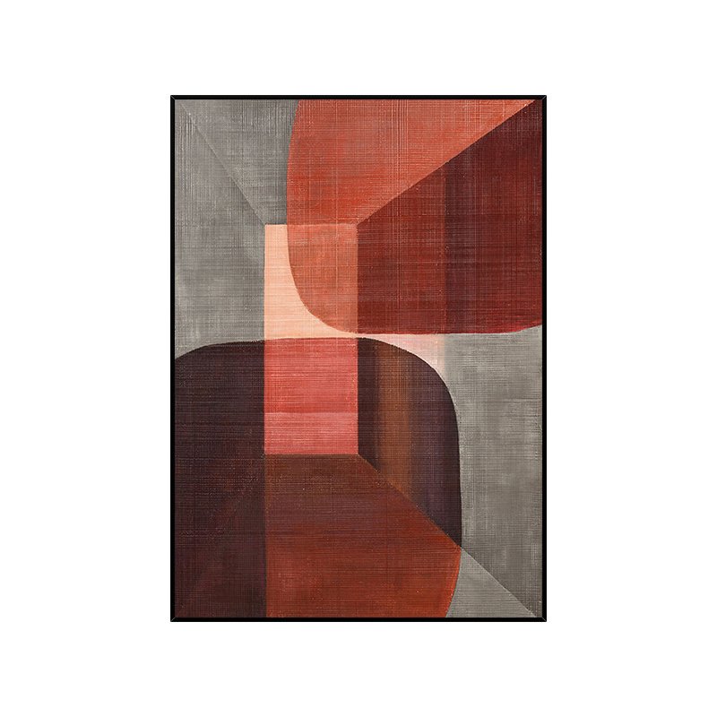 Geometric Abstract Scene Scandinavia Canvas Painting Geometric Abstract Scene Scandinavia Canvas Painting