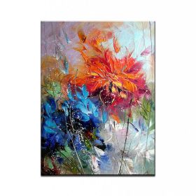 Modern Flowers Picture On Canvas (size: 50x70cm)